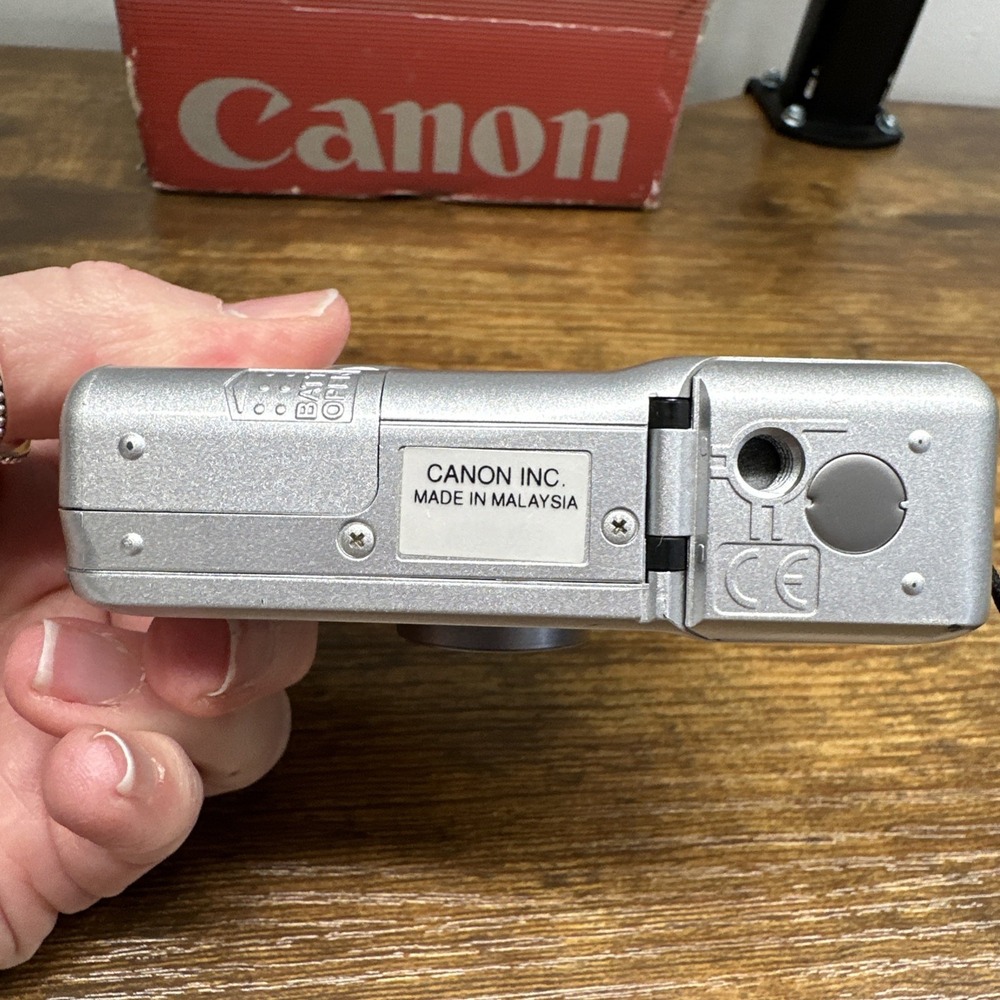 Canon Elph Jr APS Film Camera Strap Box  TESTED WORKING - Picture 7 of 13